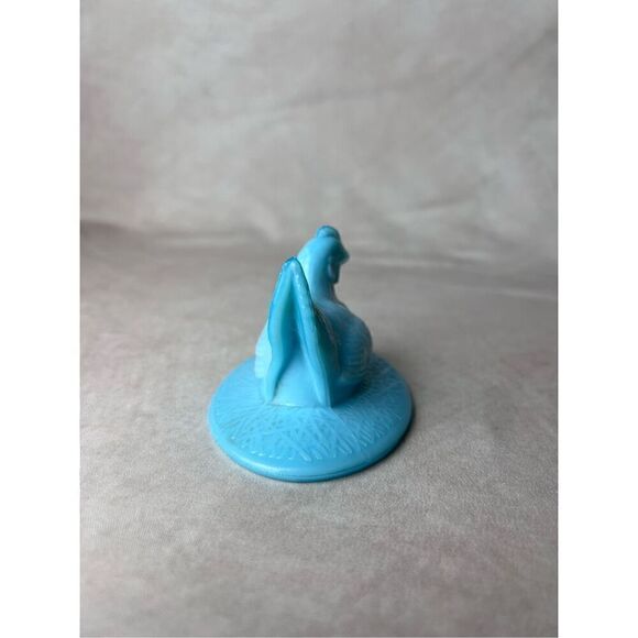 Vintage Westmoreland Chick Hen on Basket Top Only - Picture 4 of 6